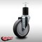 Service Caster 5'' SS Thermoplastic Rubber Wheel Swivel 1-3/4'' Expanding Stem Caster SCC-SSEX20S514-TPRB-134 - alternate 2